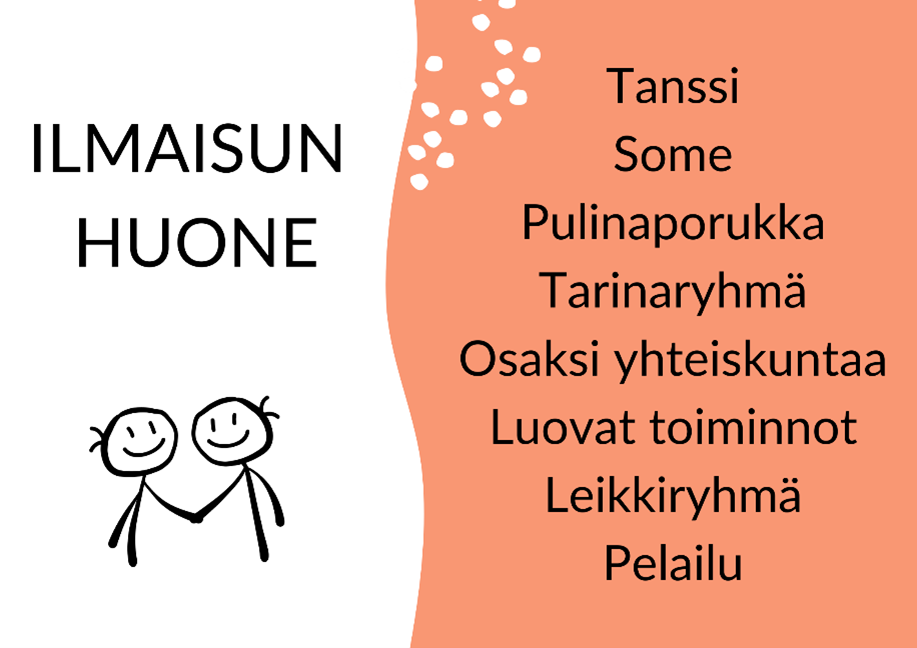 Ilmaisun Huoneen harrastusryhmät
