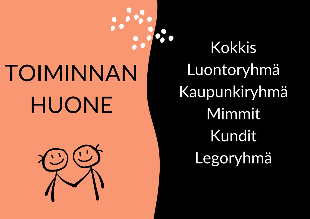 Toiminnan Huoneen ryhmät kevätkaudella 2022