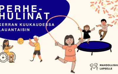 Perhehulinat on hauska temppuratatunti erityislapsiperheille