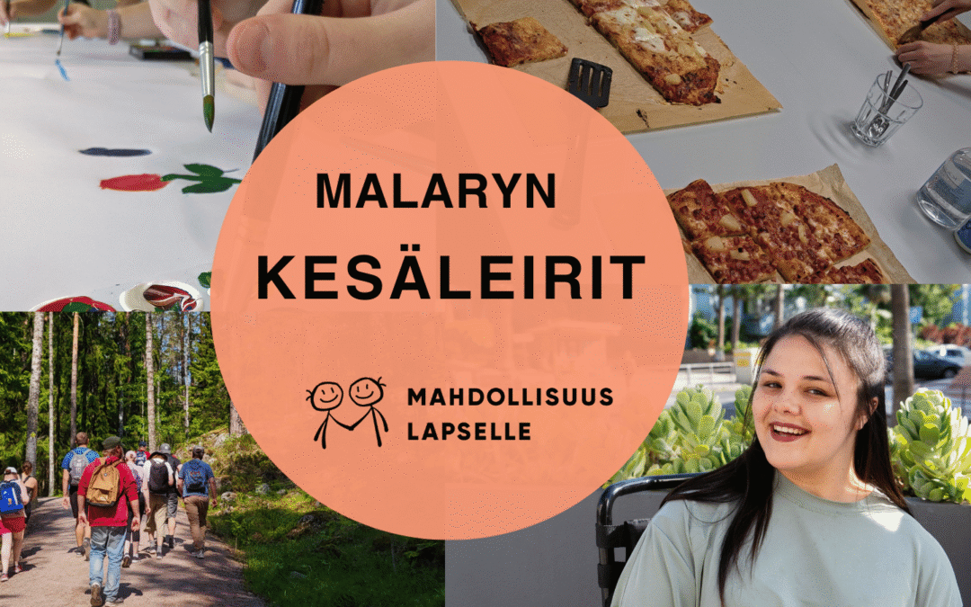 Malaryn kesäleiri erityistä tukea tarvitseville lapsille ja nuorille