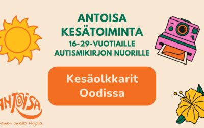 ANTOISA Kesäolkkari autismikirjon nuorille