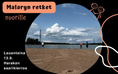 Malaryn nuorten retket jatkuvat. Tule mukaan Harakan saarikierrokselle!