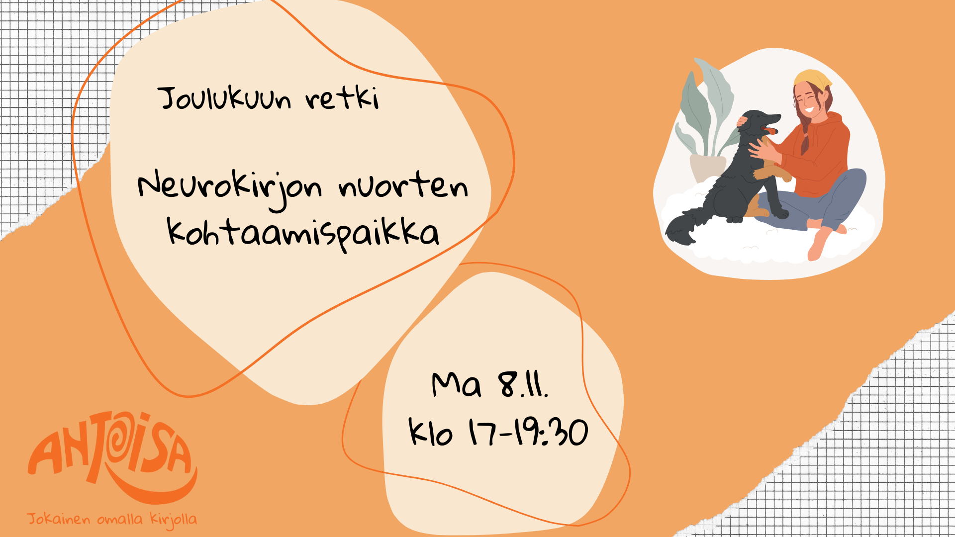 Joulukuun retki neurokirjon nuorten kohtaamispaikkaan.