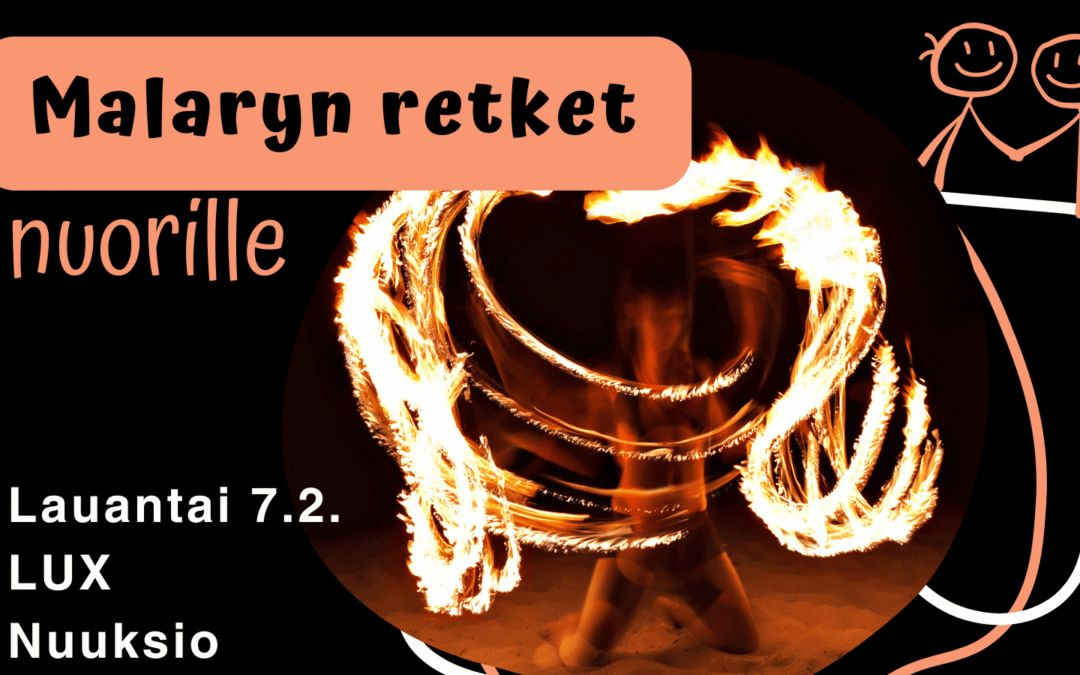 Tule Nuorten retkelle ihmettelemään LUX Nuuksion valoloistetta ja tulishowta!