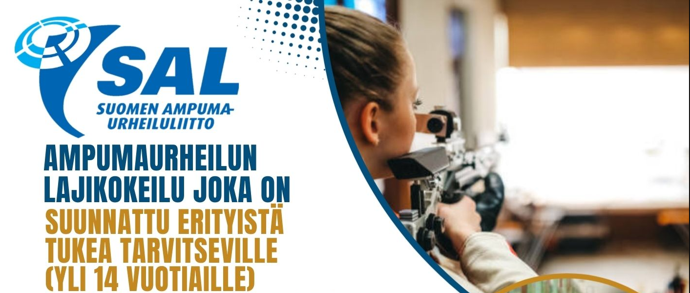 Lajikokeilu ampumaurheiluun maaliskuussa 2026