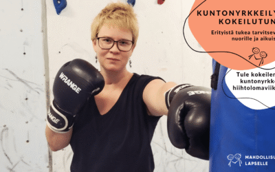 Nyt on hyvä tilaisuus kokeilla kuntonyrkkeilyä maksuttomasti