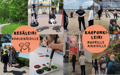 Ilmoittautuminen kesäleireille on auki!