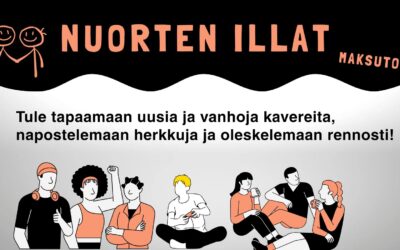 Tule kivaan porukkaan maksuttomiin Nuorten iltoihin!