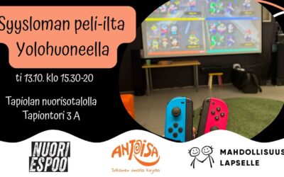 Nuorten peli-ilta yhdessä Yolo-huoneen kanssa