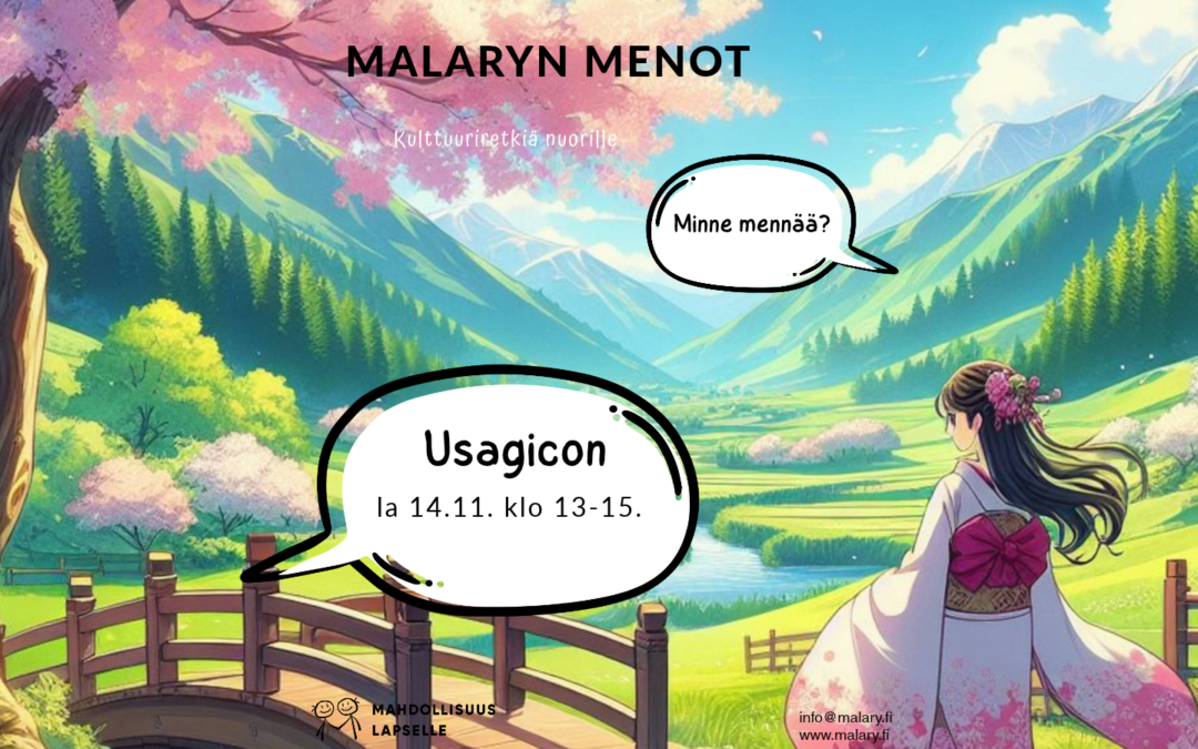 Malaryn Menoissa mennään Usagiconiin